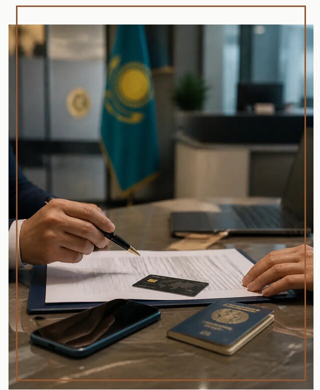 Открытие счета и банковской карты в Казахстане в Балтийске